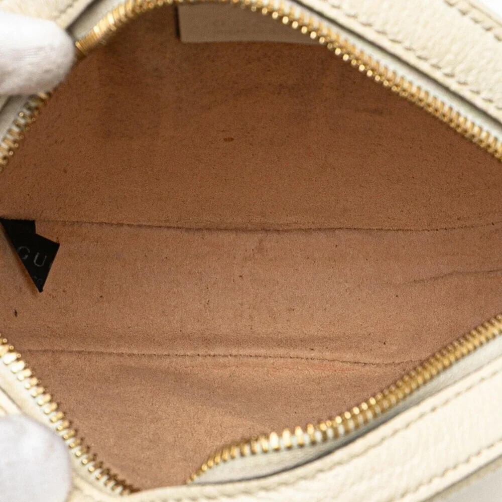 GUCCI Authentic Red Leather Shoulder Bag - Picture 5 of 10